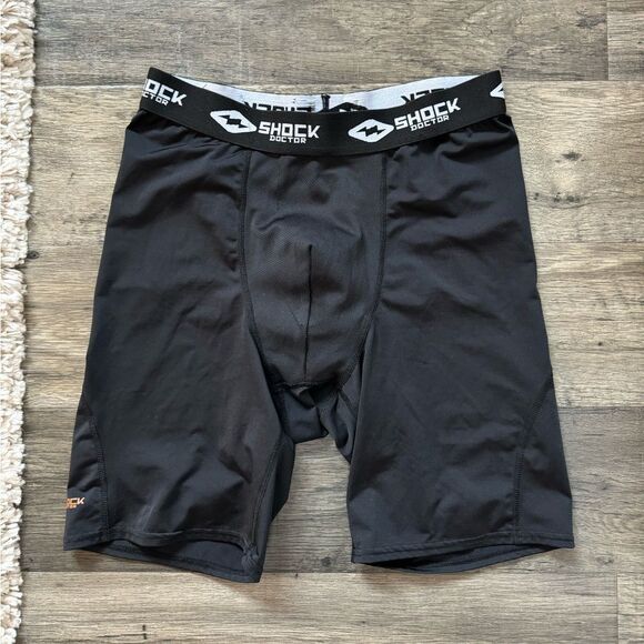 MENS SHOCK DOCTOR COMPRESSION SHORTS SIZE XL - Picture 1 of 3